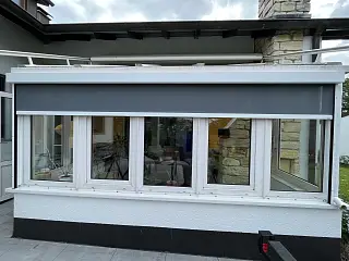 Einbau einer Senkrechtmarkise (Teil 2)